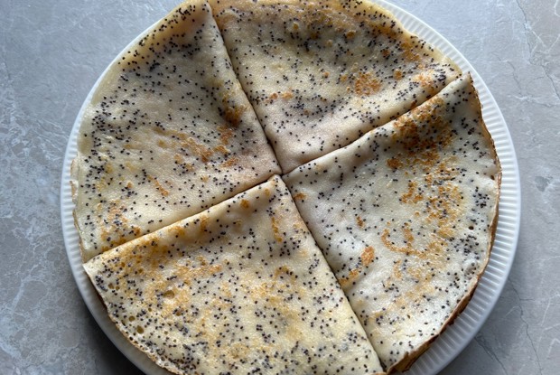 Блинчики с маком на концентрированном молоке