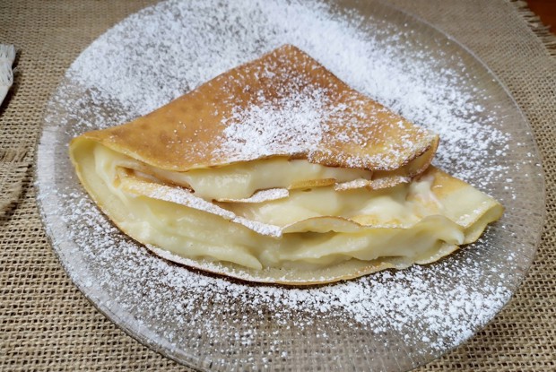 Блинчики с заварным кремом