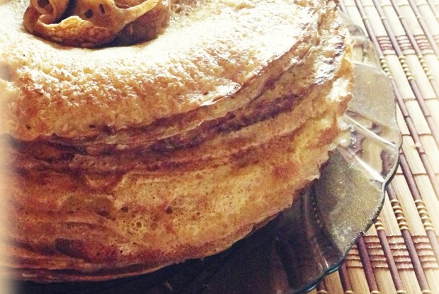 Блины из цельнозерновой муки на молоке без масла