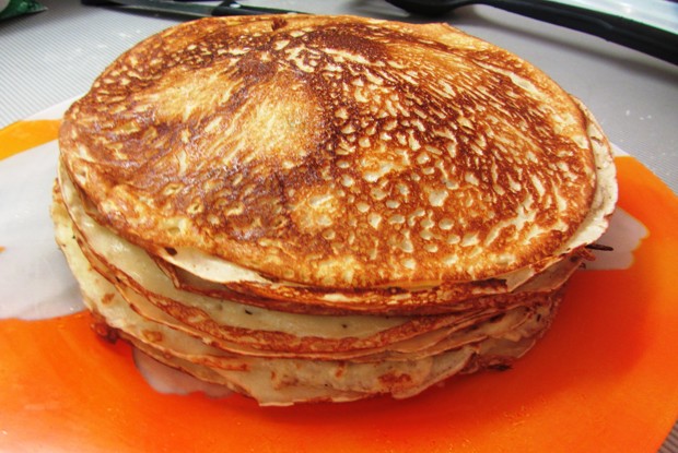 Блины на молоке тонкие