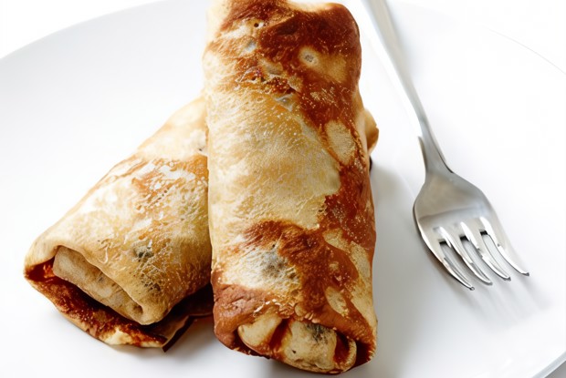 Блины с селедкой