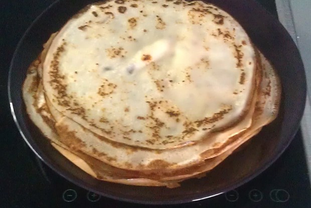 Блины с водкой