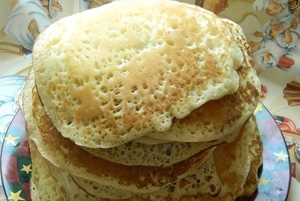 Блины-скородумки на сыворотке