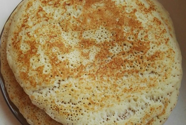 Блины заварные на кефире