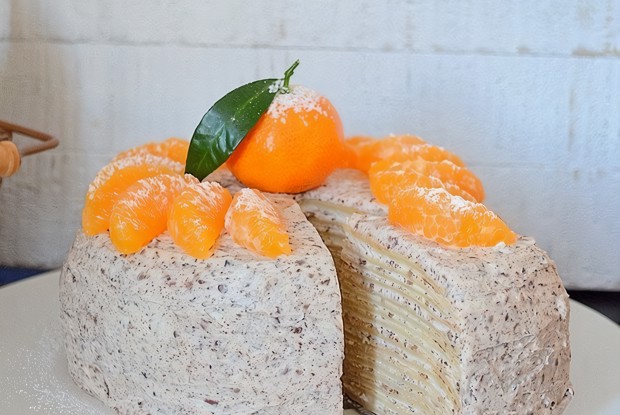 Блинный торт с шоколадом