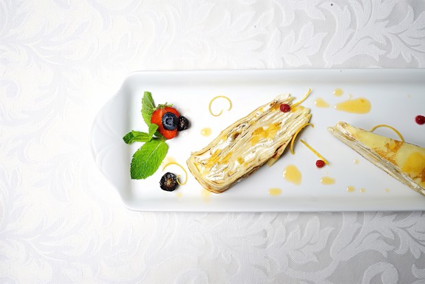 Блинный апельсиновый пирог