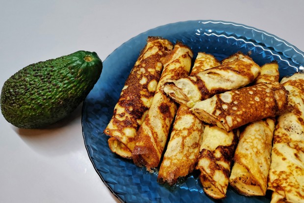 Блины с авокадо