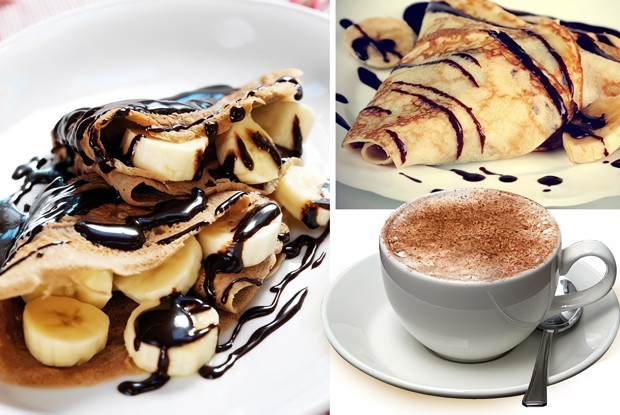 Блины с бананом