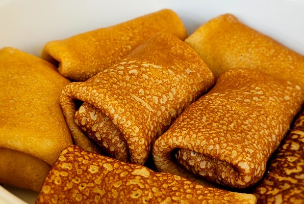 Блины с мясом