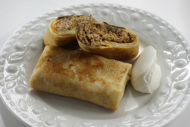 Блины с печенью