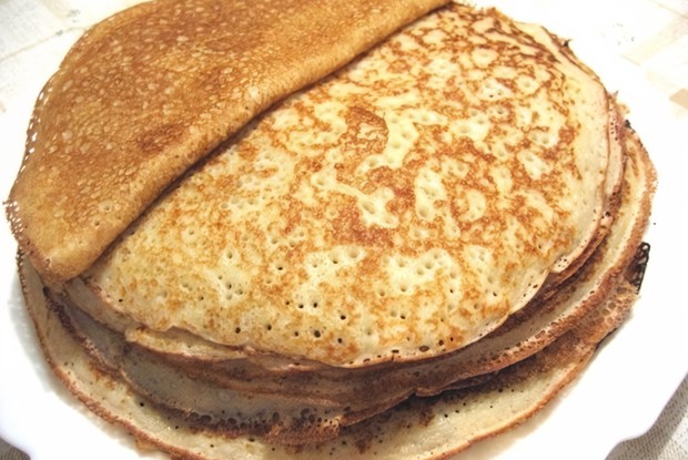 Блинчики на молоке с ванилином