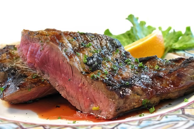 Большой бифштекс с устрицами по-австралийски (капит)