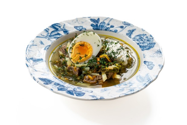 Борщ с щавелем