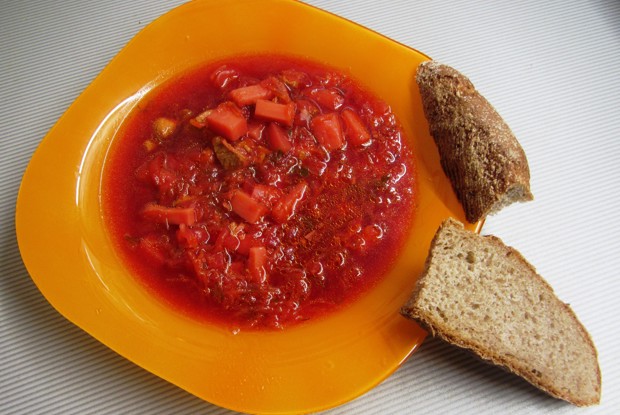 Борщ красный