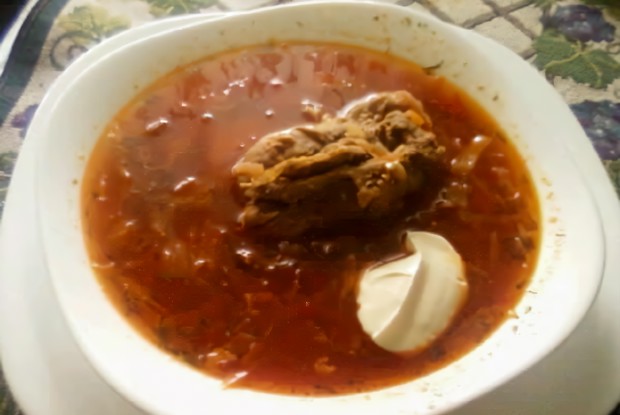 Борщ по-украински