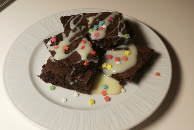 Брауни без яиц и растительного масла