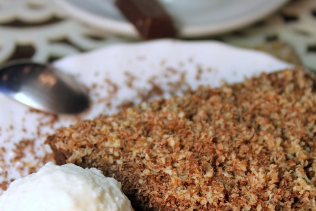 Брауни из черной фасоли