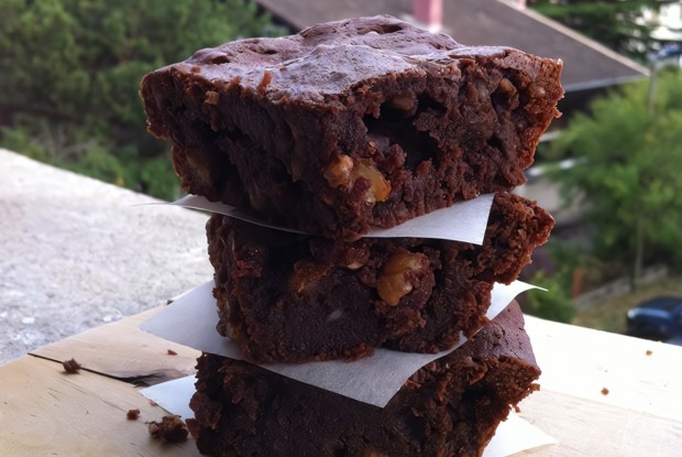 Брауни с миндалем