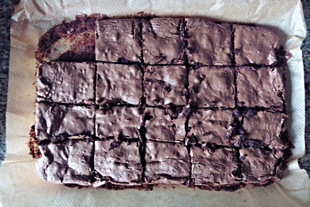 Брауни с тремя видами шоколада
