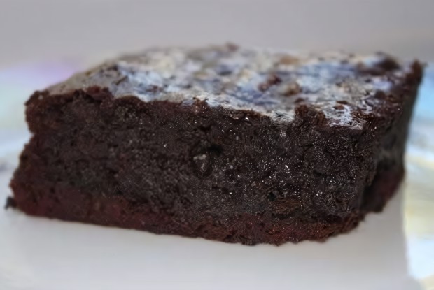 Брауни с ванильным сахаром