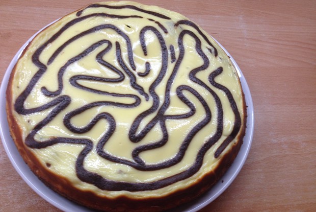 Брауни со сливочной сырной начинкой