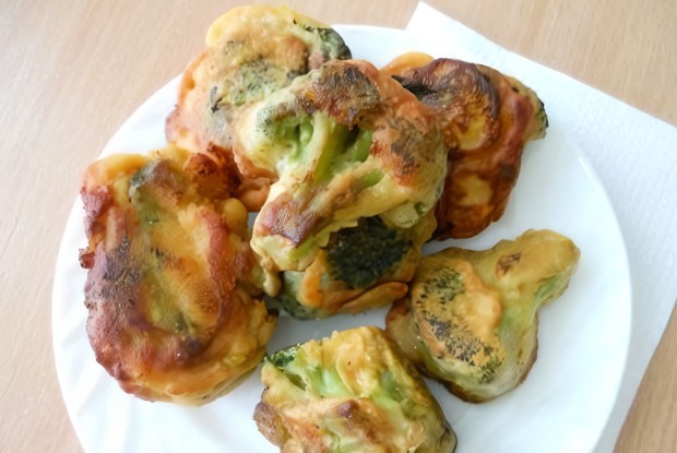 Брокколи в кефирном кляре