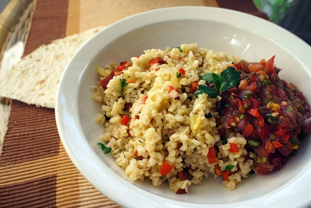 Булгур с сальсой