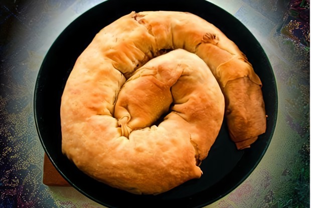 Бурма (рулет с тыквой и грецкими орехами)