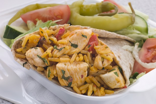 Бурритос с курицей