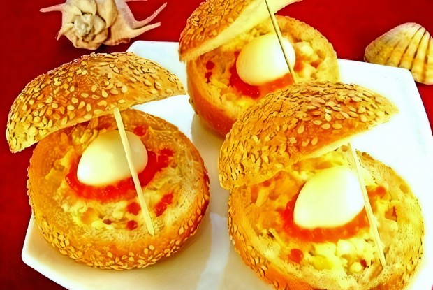 Бутерброд «Морская раковина»