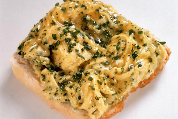 Бутерброд с яичным паштетом