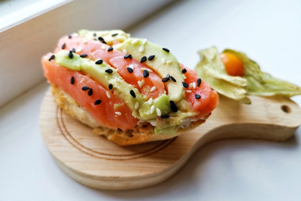 Бутерброд с рыбой