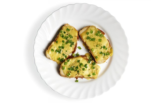 Бутерброды с сыром и черемшой