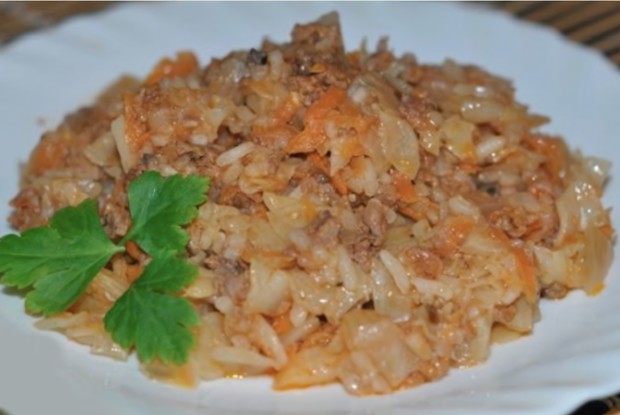 Быстрые ленивые голубцы