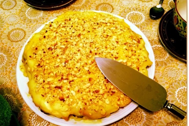 Быстрый торт с заварным кремом.