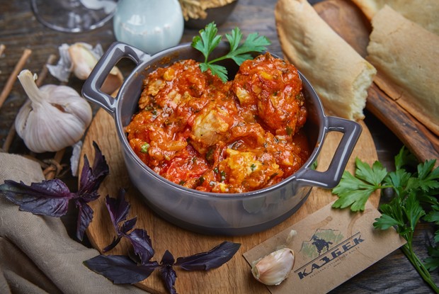 Чахохбили из курицы по-грузински