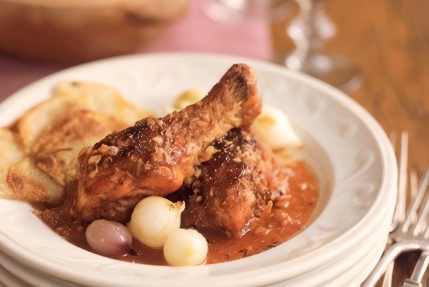 Чахохбили с белым вином