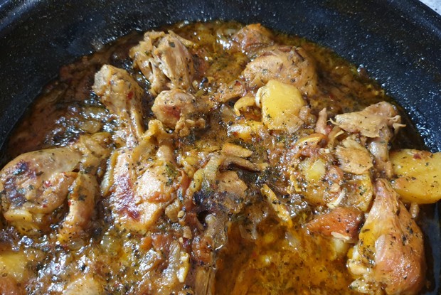 Чахохбили с картофелем