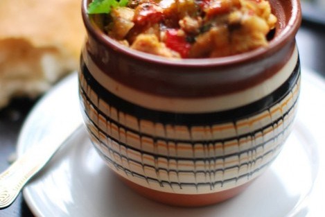 Чахохбили с шампиньонами