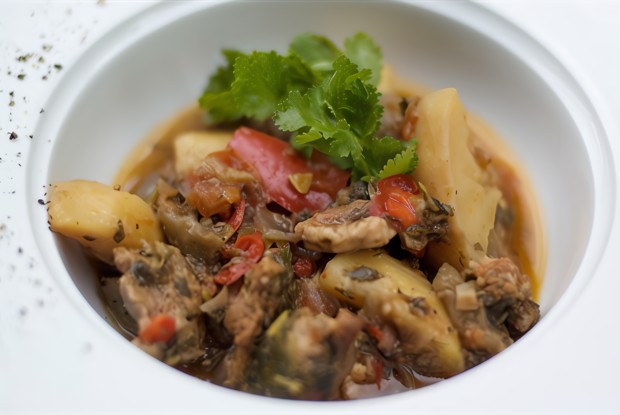 Чанахи со сладким перцем