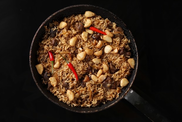 Чайханский плов с барбарисом