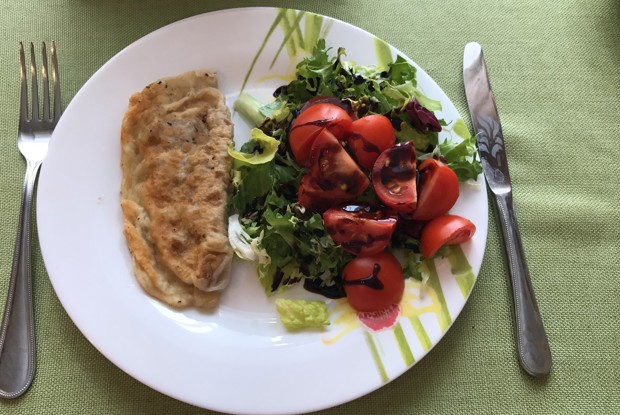 Чебуреки с мясом и зеленью