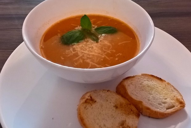 Чечевично-томатный суп-пюре