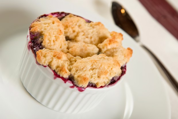 Черничный коблер