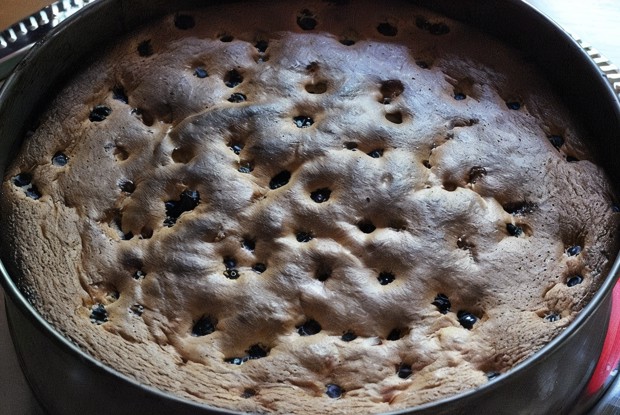 Черничный торт-мусс