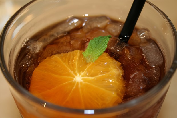 Черный чай с апельсином