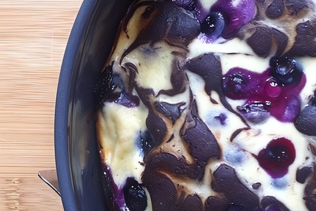 Чизкейк на основе брауни