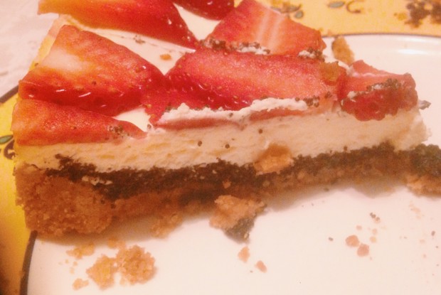 Чизкейк с маковой прослойкой