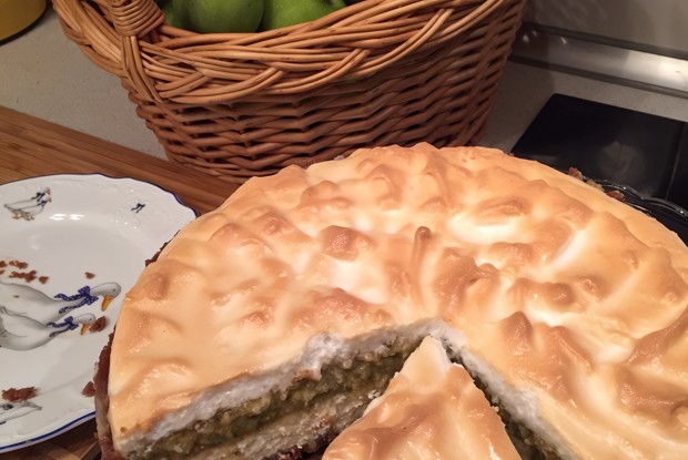 Чизкейк с меренгой
