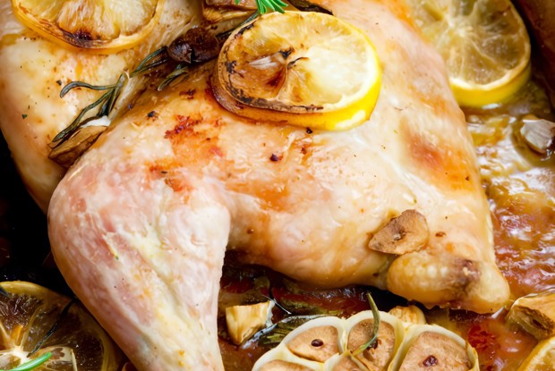 Цыпленок с лимоном и эстрагоном